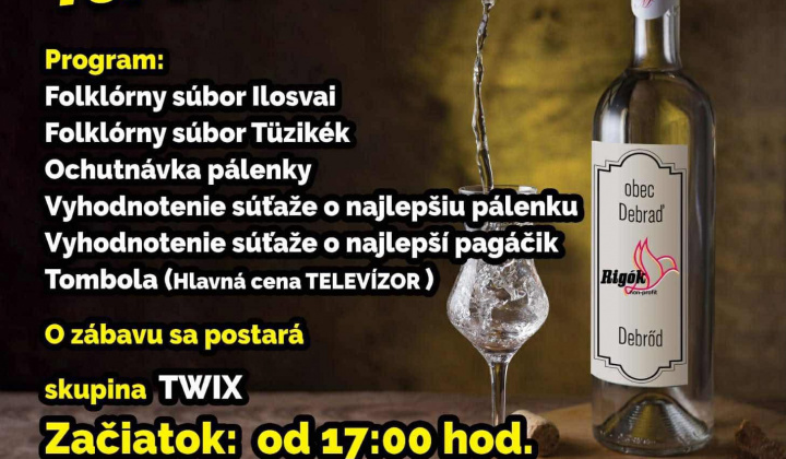 1. fotografia fotogalérie Aktuality / 4. Debraďský festival pálenky - foto
